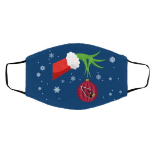 The Grinch Christmas Ornament Arizona Cardinals Face Mask
