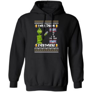 Grinch I Will Drink Icehouse Here And There Everywhere Sweatshirt
