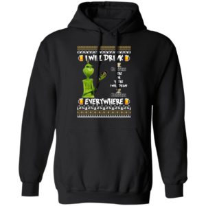 Grinch I Will Drink Guinness Here And There Everywhere Sweatshirt