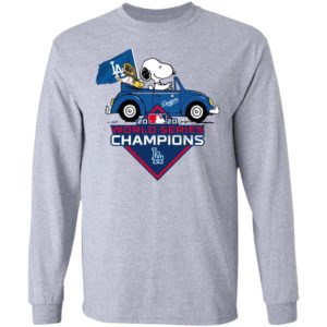 Snoopy And Woodstock Los Angeles Dodgers 2020 World Series Champions Shirt