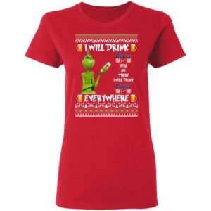 Grinch I Will Drink Coors Banquet Here And There Everywhere Sweatshirt