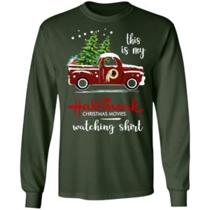 Washington Redskins This Is My Hallmark Christmas Movies Watching Shirt