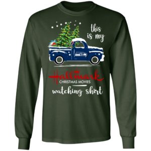 Seattle Seahawks This Is My Hallmark Christmas Movies Watching Shirt