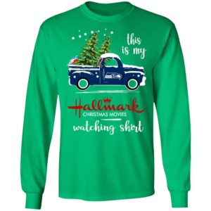 Seattle Seahawks This Is My Hallmark Christmas Movies Watching Shirt