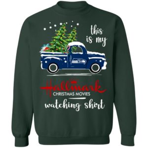 Seattle Seahawks This Is My Hallmark Christmas Movies Watching Shirt