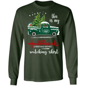 New York Jets This Is My Hallmark Christmas Movies Watching Shirt
