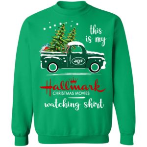 New York Jets This Is My Hallmark Christmas Movies Watching Shirt