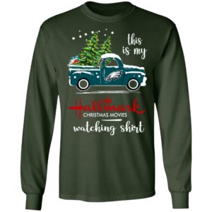 Philadelphia Eagles This Is My Hallmark Christmas Movies Watching Shirt