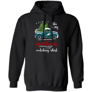 Philadelphia Eagles This Is My Hallmark Christmas Movies Watching Shirt