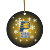 Memphis Grizzlies Merry Christmas Circle Ornament