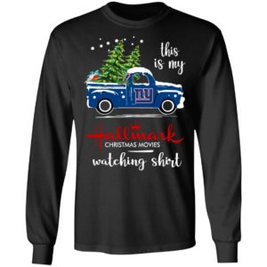 New York Giants This Is My Hallmark Christmas Movies Watching Shirt
