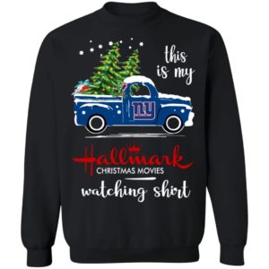 New York Giants This Is My Hallmark Christmas Movies Watching Shirt