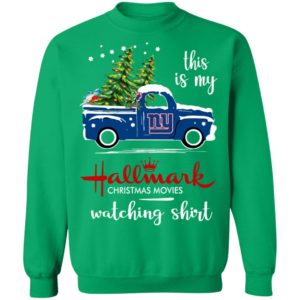 New York Giants This Is My Hallmark Christmas Movies Watching Shirt