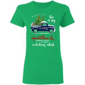 New England Patriots This Is My Hallmark Christmas Movies Watching Shirt
