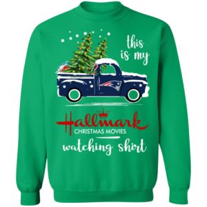 New England Patriots This Is My Hallmark Christmas Movies Watching Shirt