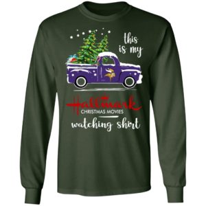 Minnesota Vikings This Is My Hallmark Christmas Movies Watching Shirt