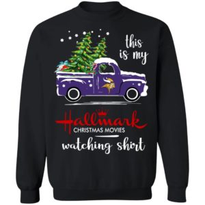 Minnesota Vikings This Is My Hallmark Christmas Movies Watching Shirt