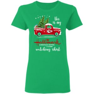 Kansas City Chiefs This Is My Hallmark Christmas Movies Watching Shirt