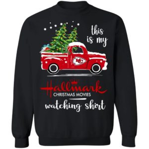 Kansas City Chiefs This Is My Hallmark Christmas Movies Watching Shirt