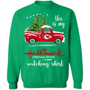 Kansas City Chiefs This Is My Hallmark Christmas Movies Watching Shirt