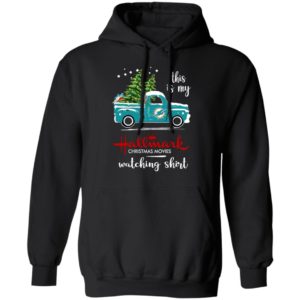 Miami Dolphins This Is My Hallmark Christmas Movies Watching Shirt