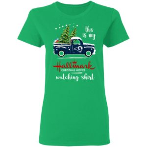 Los Angeles Rams This Is My Hallmark Christmas Movies Watching Shirt