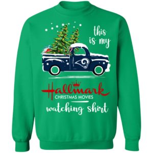 Los Angeles Rams This Is My Hallmark Christmas Movies Watching Shirt