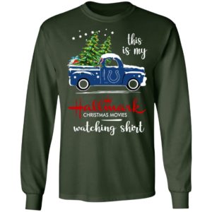 Indianapolis Colts This Is My Hallmark Christmas Movies Watching Shirt