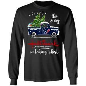 Houston Texans This Is My Hallmark Christmas Movies Watching Shirt