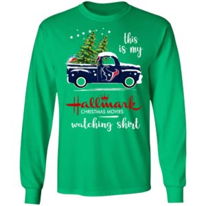 Houston Texans This Is My Hallmark Christmas Movies Watching Shirt
