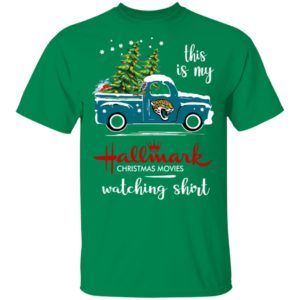 Jacksonville Jaguars This Is My Hallmark Christmas Movies Watching Shirt