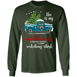 Jacksonville Jaguars This Is My Hallmark Christmas Movies Watching Shirt