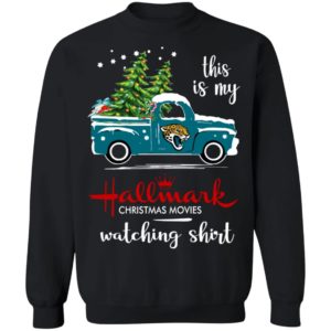 Jacksonville Jaguars This Is My Hallmark Christmas Movies Watching Shirt