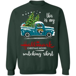 Jacksonville Jaguars This Is My Hallmark Christmas Movies Watching Shirt