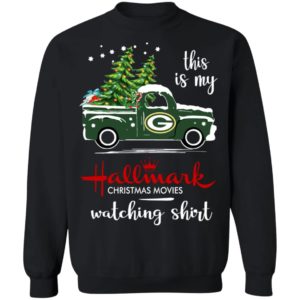 Green Bay Packers This Is My Hallmark Christmas Movies Watching Shirt