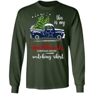 Dallas Cowboys This Is My Hallmark Christmas Movies Watching Shirt