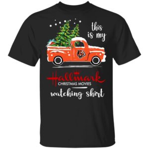 Cincinnati Bengals This Is My Hallmark Christmas Movies Watching Shirt