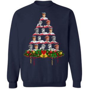 Lucille Ball Christmas tree sweatshirt