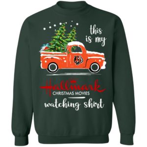 Cincinnati Bengals This Is My Hallmark Christmas Movies Watching Shirt
