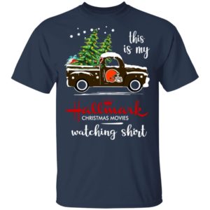 Cleveland Browns This Is My Hallmark Christmas Movies Watching Shirt