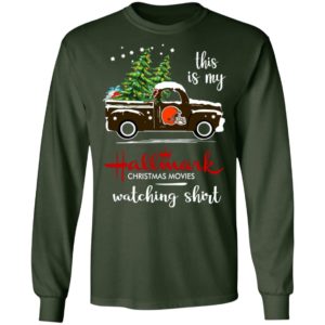 Cleveland Browns This Is My Hallmark Christmas Movies Watching Shirt