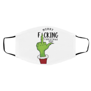 The Grinch Merry Fucking Christmas 2020 face mask