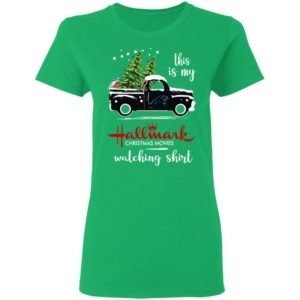 Carolina Panthers This Is My Hallmark Christmas Movies Watching Shirt