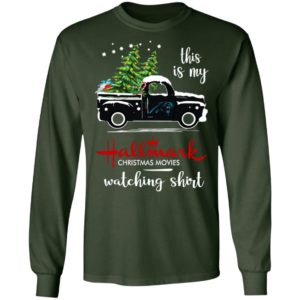 Carolina Panthers This Is My Hallmark Christmas Movies Watching Shirt