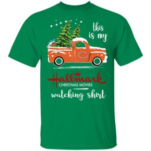 Chicago Bears This Is My Hallmark Christmas Movies Watching Shirt