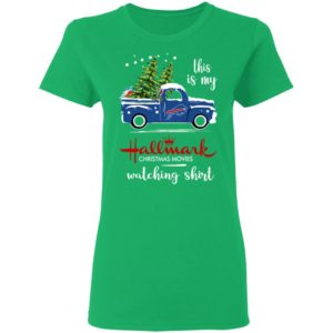 Buffalo Bills This Is My Hallmark Christmas Movies Watching Shirt