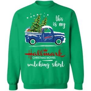 Buffalo Bills This Is My Hallmark Christmas Movies Watching Shirt
