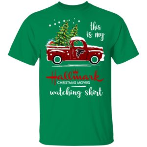 Atlanta Falcons This Is My Hallmark Christmas Movies Watching Shirt