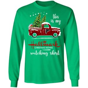 Atlanta Falcons This Is My Hallmark Christmas Movies Watching Shirt