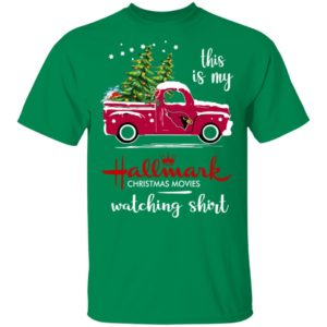 Arizona Cardinals This Is My Hallmark Christmas Movies Watching Shirt